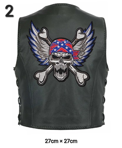 Flicken zum Aufnäher Aufbügler Patch Biker Motorrad Custom Kutte Rücken Weste - Bild 3 von 37