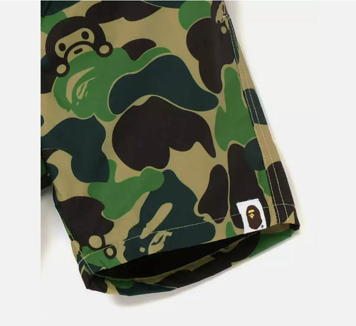 A Bathing Ape Kids Beach Shorts 2024 Summer ABC CAMO MILO Pattern FastShip Japan - Picture 5 of 5