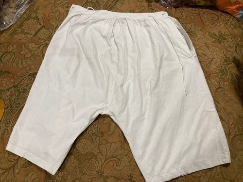 Antike viktorianische edwardianische Baumwollspitze Unterhose / Pantaloons - 1900er - Bild 9 von 12