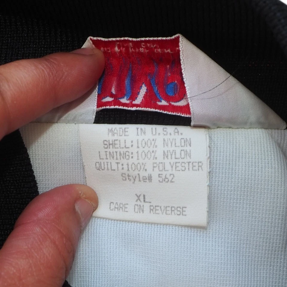 Chaqueta Bomber MVP Vintage Años 80 90 Iowa Hawkeyes Satinado Hecha en EE. UU. XL Foto 4 de 4