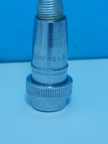 Vintage 2 pin Amphenol 80MC2M Microphone Connector Heathkit Johnson - Zdjęcie 3 z 3