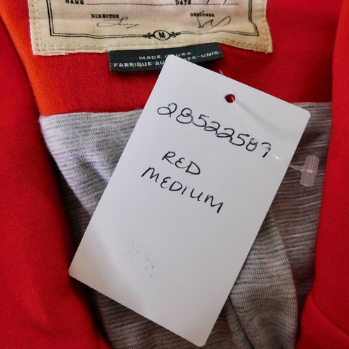 ¡¡NUEVO CON ETIQUETAS!! Chaqueta Blazer Anthropologie CARTONNIER Roja Tejida Elástica Sólida Mediana - Imagen 9 de 11