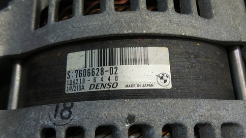 BMW F07 F10 F11 F06 F12 F13 F01 F02 F15 F16 M Generator LIMA Lichtmaschine - Picture 5 of 6