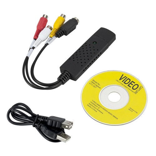 Video & Audio Capture Card Adapter USB 2.0 VHS VCR TV to DVD Converter - Picture 8 of 13