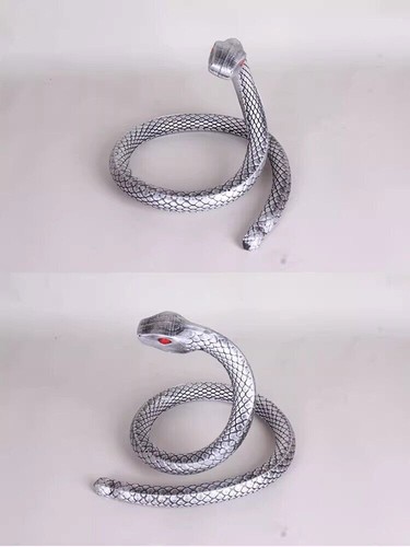 Demon Slayer Iguro Obanai Cosplay Snake Prop 115cm biegbar 45" Zubehör - Bild 2 von 11