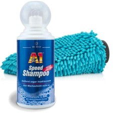 Dr Wack A1 Speed Autoshampoo Lack Reinigung 0,5L + Mikrofaser Waschhandschuh 