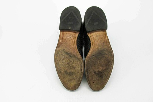 Allen Edmonds Men Shoe Surry Size 9A Burgundy Tassel Weave Loafer Pre Owned qp - Picture 7 of 12