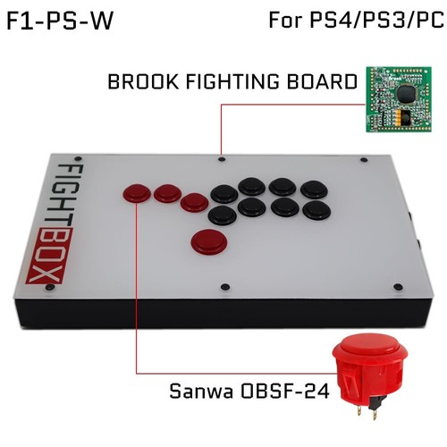 Fightbox F1 All Button Leverless Arcade Game Controller For PC/PS/Xbox/Switch - Picture 17 of 42