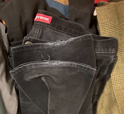 Supreme Slim Fit Black Chino Pants (size: 34) - 第 6/6 張圖片