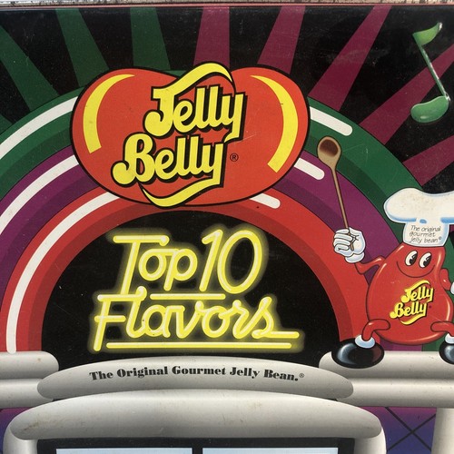 Jelly Belly Collectible Tin Jukebox Top 10 Flavors 10x8.5 in Great Condition - Picture 3 of 11