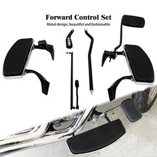 Forward Control Floorboard Pegs Lever Linkage Kit Fit For Harley Dyna Street Bob