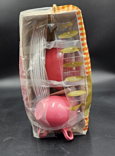 Melemine Tropical Pink Dinnerware Set Original Pkg Serves 8 Allied ChemicalCorp. - Bild 14 von 19