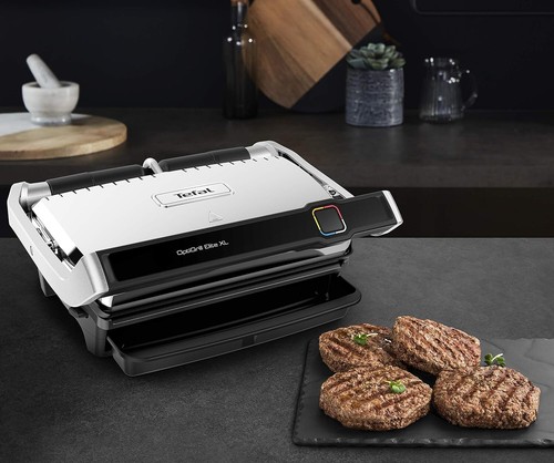 Tefal Optigrill Elite XL GC760D - Kontaktgitter mit 16 Automatikprogrammen - Bild 8 von 9