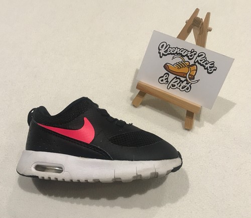 Nike Air Max Thea Kleinkinder 843748-001 Schwarz Rosa Kleinkind Schuhe Baby UK 4,5 UNISEX - Bild 7 von 9