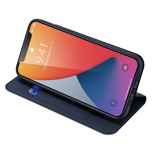 DUX DUCIS Skin Pro Faux Leather Wallet Flip Case for Apple iPhone 12 / 12 Pro - Picture 8 of 44