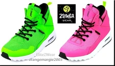 Zumba High Top Shoes Trainers Kicks w Impact Max!! Air Classic Remix in 2 Colors
