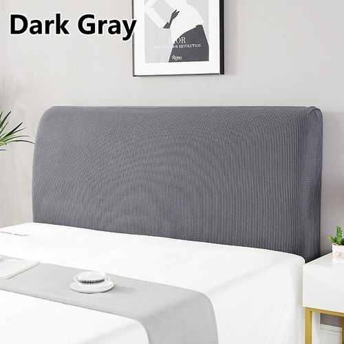 Elastic Bedhead Cover Headboard Bed Head Velvet Protection Cover Solid - Picture 10 of 21