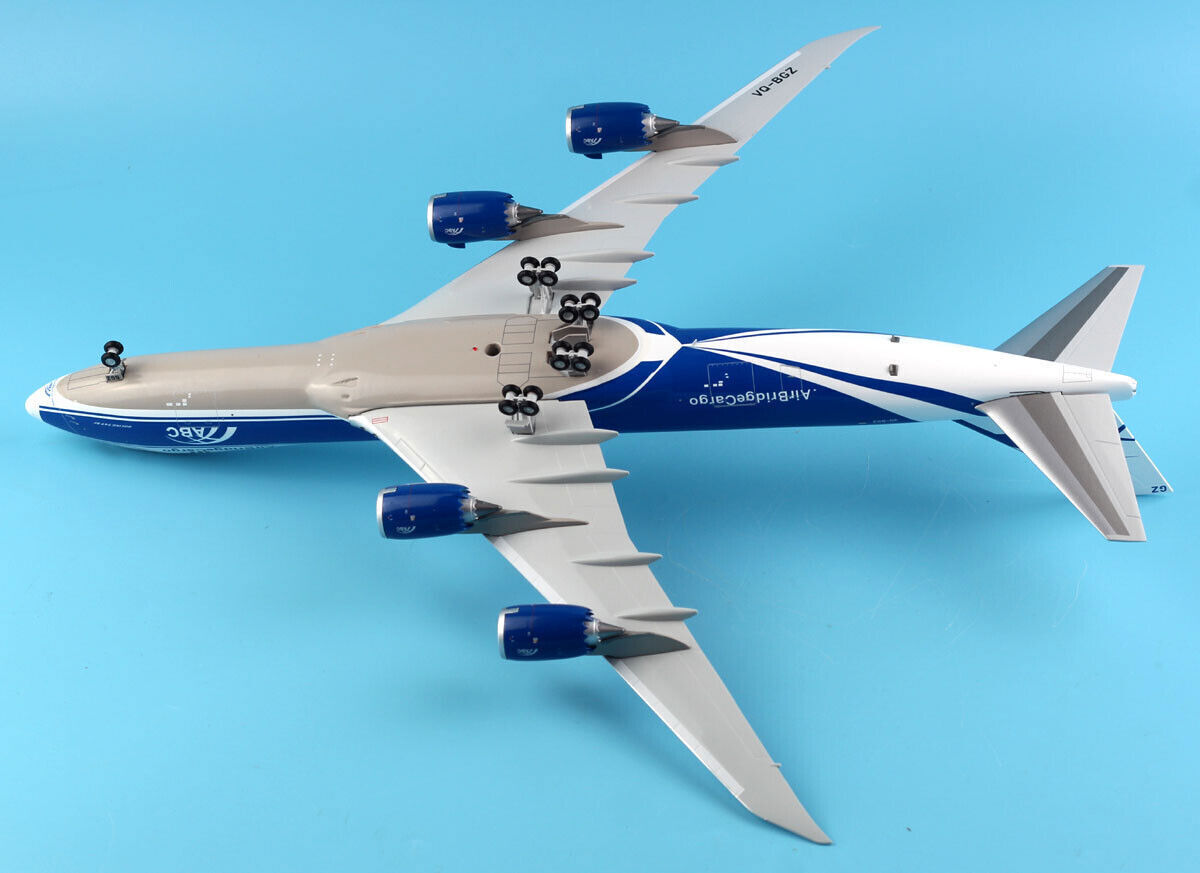 1:200 JC Wings Air Bridge Cargo Boeing 747-8F VQ-BGZ Diecast