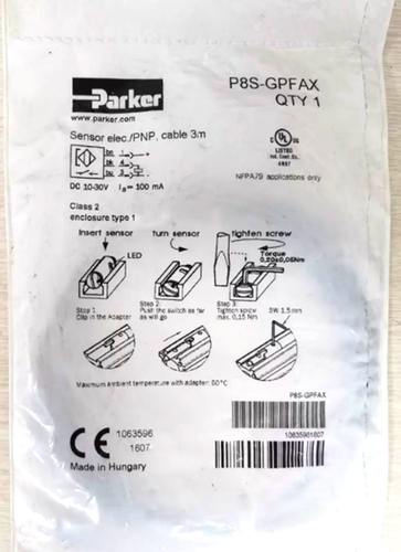 NEW PARKER P8S-GPFAX Sensor Actuator - Picture 4 of 4