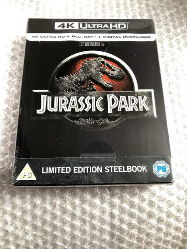 JURASSIC PARK Limited Edition Zoom Exclusive 4K UHD+BD+UV Sealed Region B Bluray - Picture 9 of 12