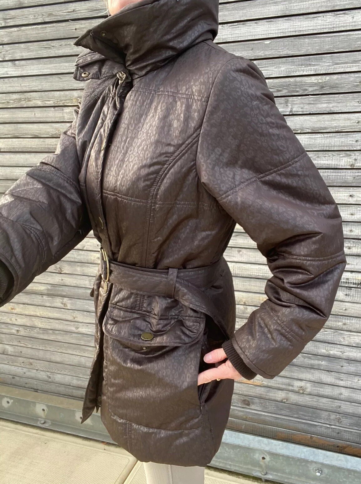 Tolle leichte ETAGE Danish Outerwear Jacke Anorak Parker Gr.42 dkl