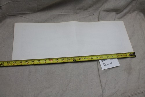 Vintage Chart of Owasco Lake Map Depths Nolan Sporting Goods 22.5" x 7.5" - Picture 10 of 11