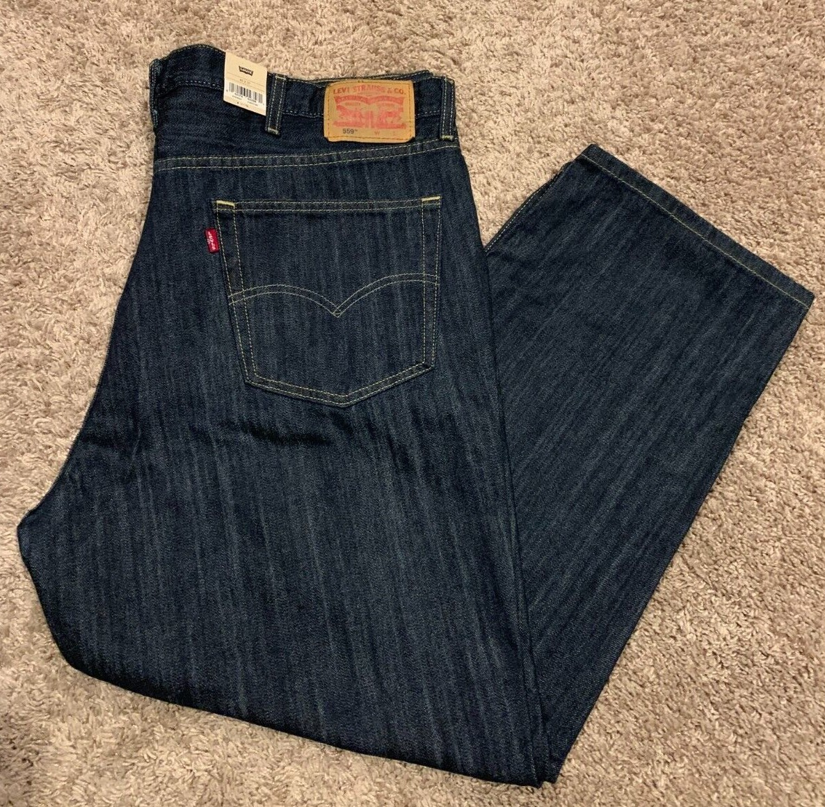 Levi's 559 Relaxed Straight Fit Jeans Blue Big & Tall Sizes Levi's 559 Relaxed Straight Fit Jeans Blue Big & Tall Sizes