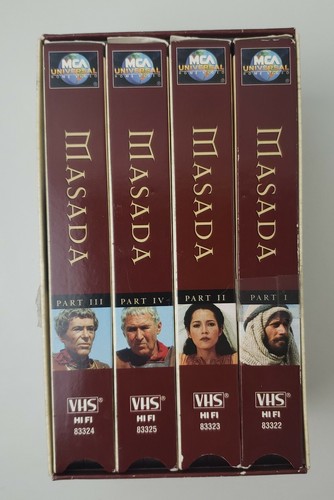 Masada VHS 1-4 MCA Universal Rare hard to find EUC HI FI 83323 - Picture 8 of 9