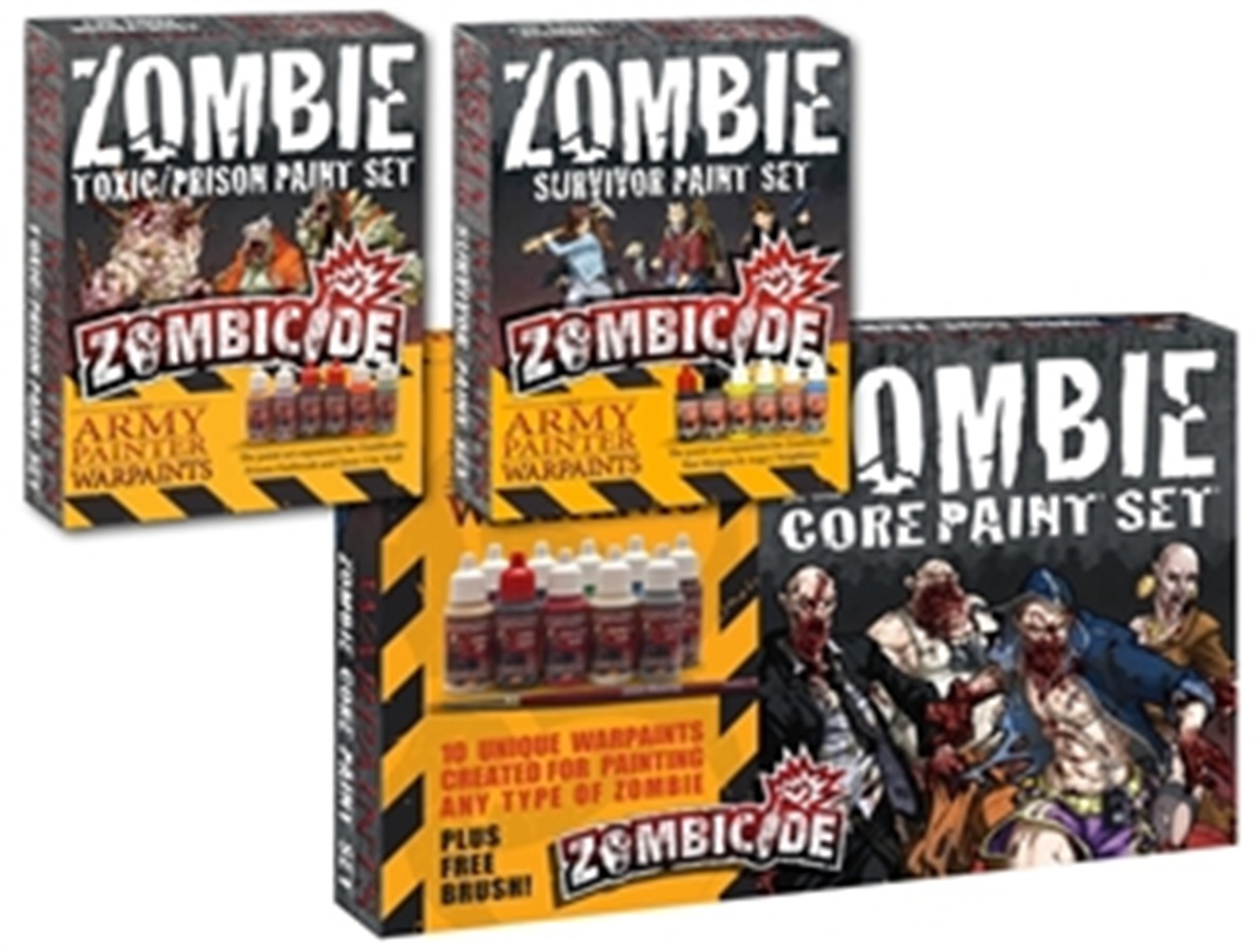 NEW ZOMBICIDE ARMY PAINTER PAINT SETS ALL THREE MINIATURES FIGURES DEAL-ZOMB-ALL NEW ZOMBICIDE ARMY PAINTER PAINT SETS ALL THREE MINIATURES FIGURES DEAL-ZOMB-ALL