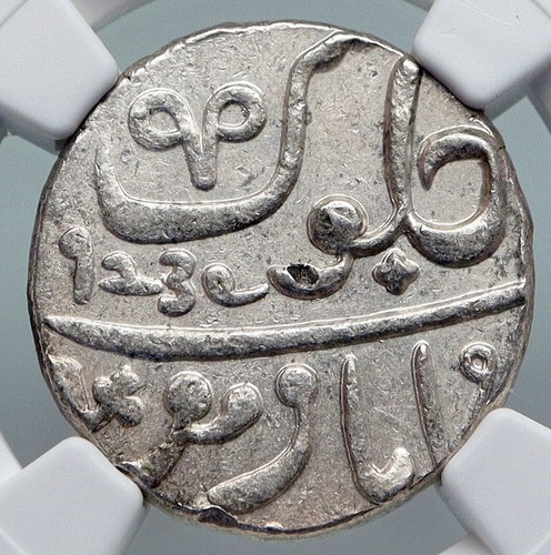 1829 (FE 1239) INDIA BRITISH OLD Bombay Presidency Silver RUPEE Coin NGC i90692 - Picture 1 of 5