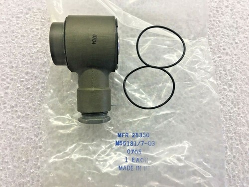 M55181/7-03, EATON 8 Position Circular Connector Plug, Male Pins Solder Cup - Picture 3 of 4