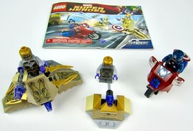 Lego 6865 CAPTAIN AMERICA'S AVENGING CYCLE Marvel Avengers- Manual 100% Complete