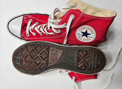 Converse All Star Chuck Taylor Red Hi-Top Canvas Shoes Men