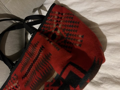 RARE Pendleton Chakana Cardinal Tribal Travel Shoulder Tote Bag Western Print - Picture 6 of 10