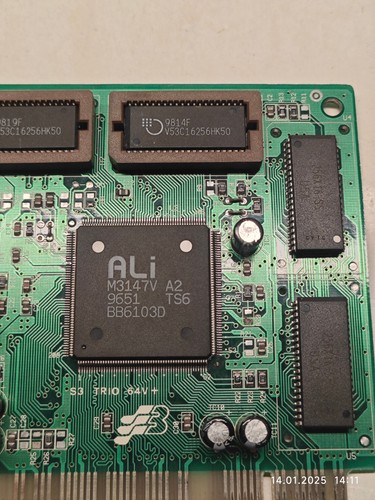 1996 Rare PCI VGA Card ALiCat ALi M3147V A2 with 2 MB for Retrogaming - Picture 4 of 12