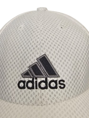 Adidas all White Baseball Hat CLIMALITE Adjustable Strapback Cap Adult NEW - Picture 6 of 10