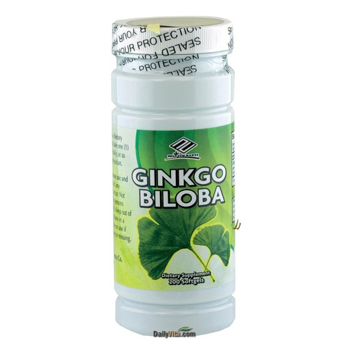 3 x Ginkgo Biloba Memory Brain Enhancer 200 Capsules Total 600 Caps - Picture 2 of 4