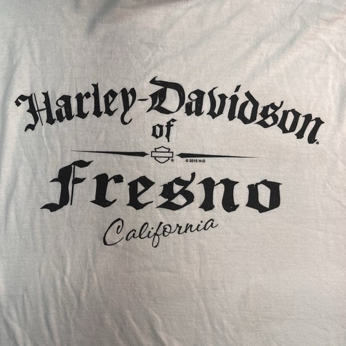 Vintage Harley Davidson Fresno California Y2K Oil Langarm T-Shirt Biker Moto - Bild 2 von 7
