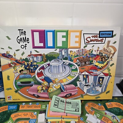 Hasbro Milton Bradley The Game Of Life 