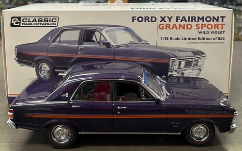 371247 FORD XY FAIRMONT GS WILD VIOLET 1:18 SCALE DIE CAST MODEL CAR - Foto 2 di 19
