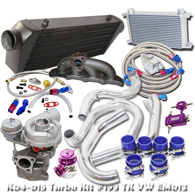 K04 01 Turbo Kit Oil Cooler Kits fit 98 05 VW Golf Jetta GTI 1.8T