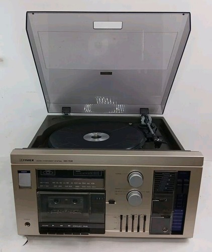 Fisher MC708 Stereo Component System Turntable, AM/FM, Radio, Cassette - *READ* - Picture 3 of 22