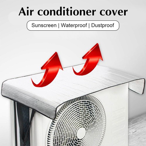 1x Air Conditioner Outdoor Cover Heat Insulation Film Practical Heat Insulation - Picture 5 of 15