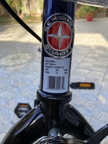 Schwinn 20" Falcon Red Blue Navy Bike Model S2000TGI - Picture 4 of 6