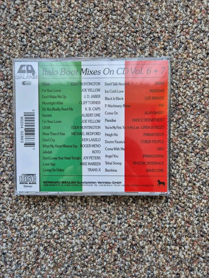Italo boot mix vol 6&7 CD RARE Foto 2 de 4