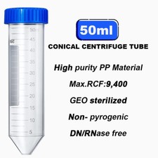 Laboratory Centrifuge Tubes 50mL,Conical Tubes,Graduated Mark for Sample Storage