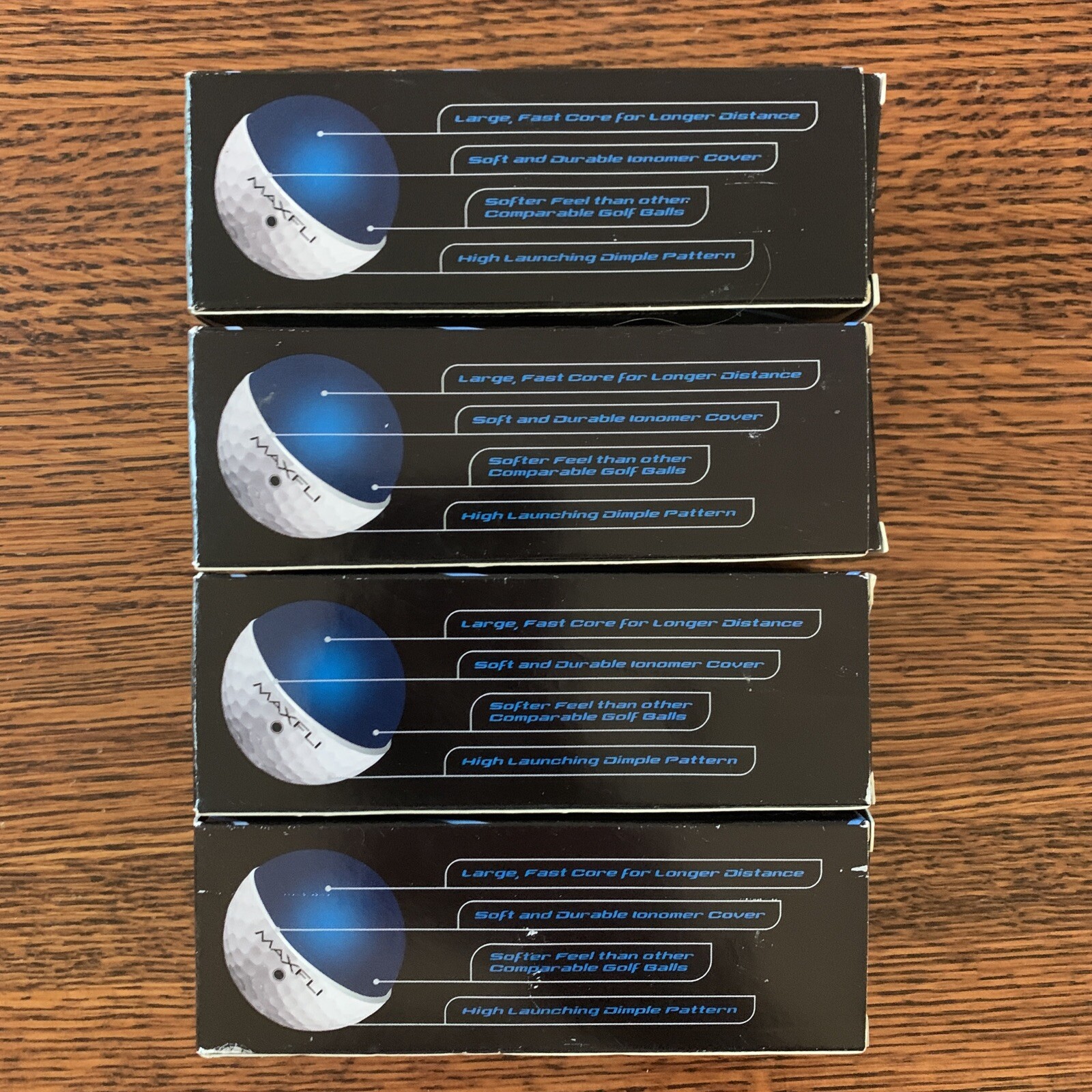 Maxfli Revolution Distance White Golf Balls 3 Balls Pack / 4 Pack Lot