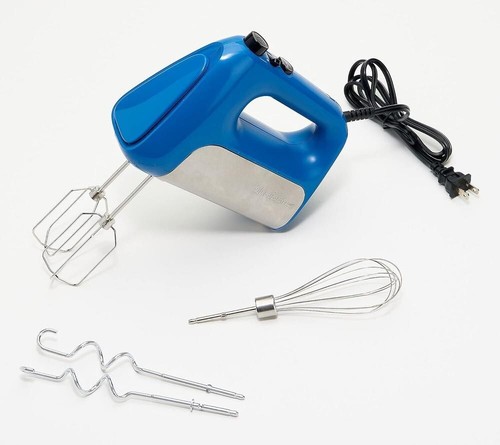 Blue Jean Chef® Hand Mixer - Variable Speed with Beaters, Dough Hooks, & Whisk - Picture 4 of 15