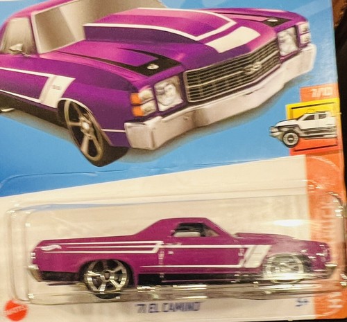 Hot Wheels ‘71 EL CAMINO Purple 132/250 HW HOT TRUCKS 7/10 Mattel GFL - Picture 2 of 16