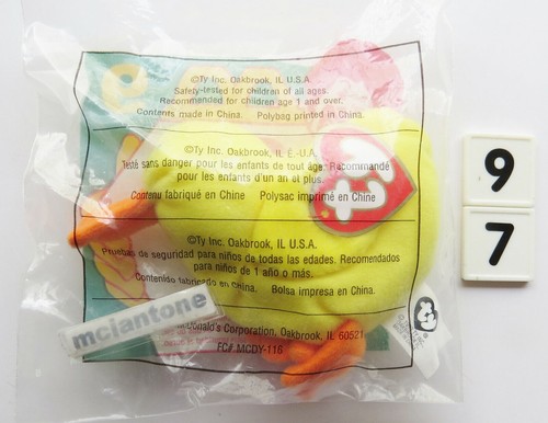 McDonald's 1997 TEENIE BEANIE BABIES Baby BEAN Animal TBB Toy YOUR Plush CHOICE - Bild 35 von 36